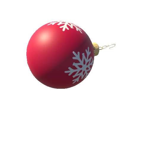 SnowPattern Bauble_Red (1)